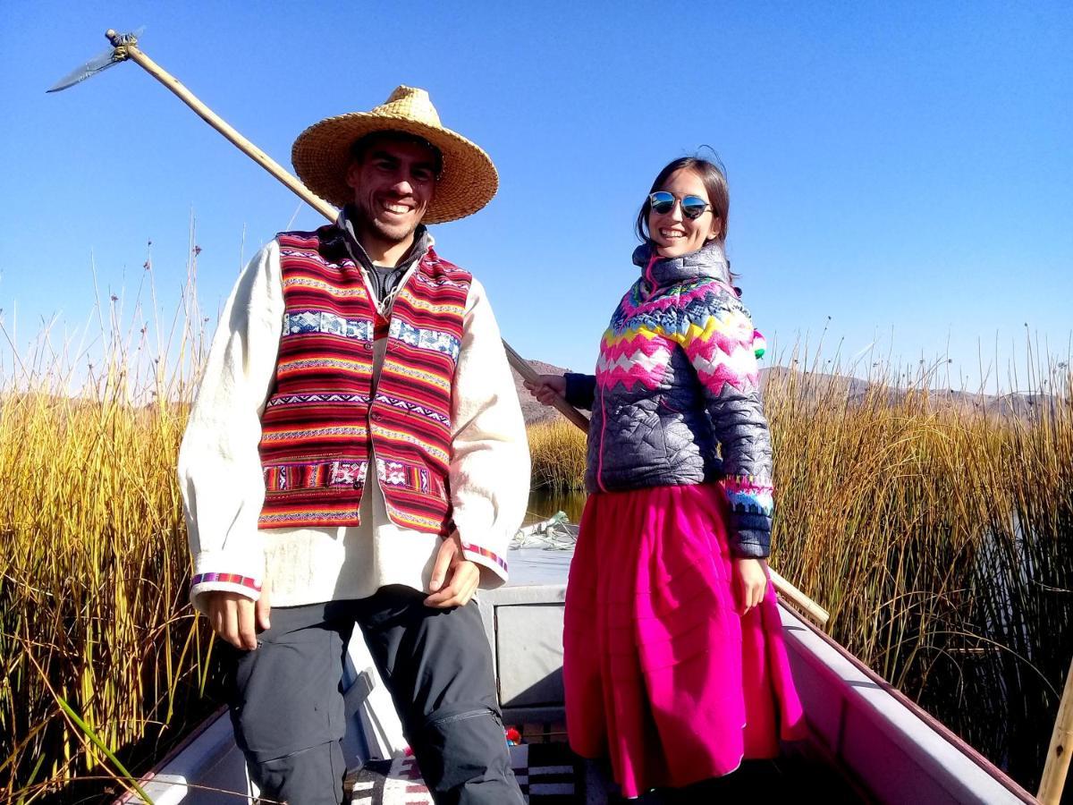 Los Uros Puno Buitenkant foto